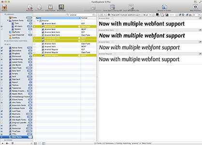 A look at Linotype FontExplorer X Pro 4.0